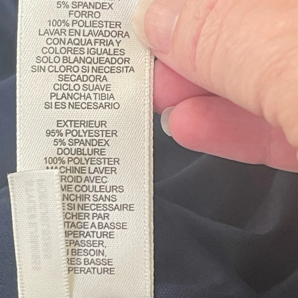 Eliza J Floral shift dress . 3/4 quarter sleeves colorful lined Women size 14 - Picture 12 of 13